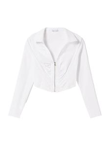 Лонгслив Bershka, белый