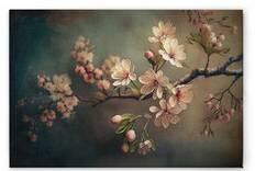 Картина на холсте A.S. Création Cherry Blossom цвет graurosabraun