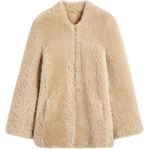 Приталенная дубленка TOTEME, Butter