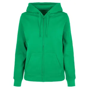 Толстовка Build Your Brand Basic full zip, зеленый