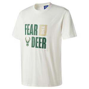 Футболка Milwaukee Bucks унисекс белая NBA