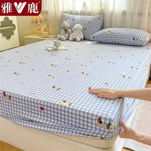 Yalu Простыня на резинке 120х200 см из хлопка, цвет Happy Dreaming Blue