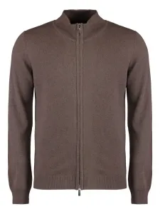 Кашемировый кардиган Urbino на молнии Moorer, коричневый