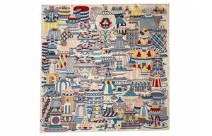 HERMES Шёлковый шарф Multicolor, Multicolor