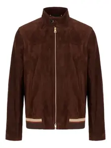 Замшевая куртка на молнии Paul Smith, коричневый