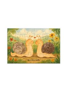 Mr. & Mrs. Panda Дизайн головоломки «Улитка, любовь» без надписей белым цветом