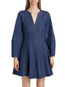 Мини-платье Vray Denim Tanya Taylor, цвет Classic Indigo Blue