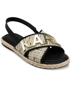 Женские сандалии Charla на ремешках KARL LAGERFELD PARIS, коричневый