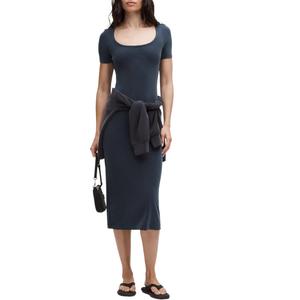 Платье Softstreme с коротким рукавом Lululemon, синий/темно-синий