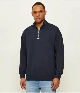 Толстовка Нилера regular fit Hugo Blue, темно-синий