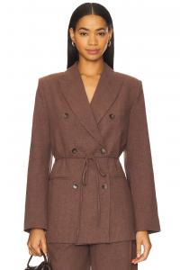 Льняной пиджак Dion от Elodie The Label, brown