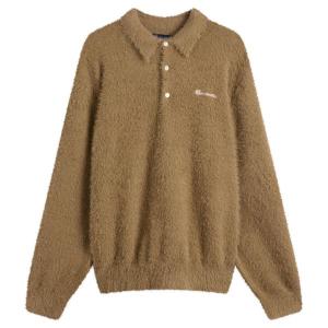 Вязаная рубашка-поло Sct-Logo Thisisneverthat, Mud