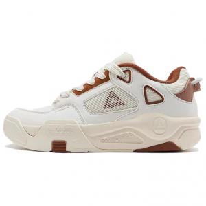 Кроссовки PEAK The State Is Extremely High Skateboarding Shoes Men Low-top Canvas White/brown, белый
