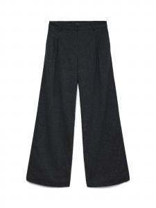 VERO MODA Широкие брюки со складками спереди 'VMSibilli' в цвете антрацит