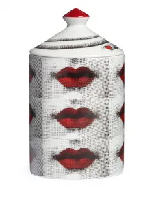 Свеча bocche décor, 310 г, 15х9 см, Fornasetti, белый
