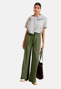 Брюки-Палаццо с поясом на талии Friends Like These, Olive Green