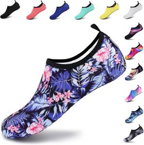 Водные спортивные тапочки VIFUUR для занятий йогой, быстросохнущие аква-носки без шнурков для мужчин и женщин, синий