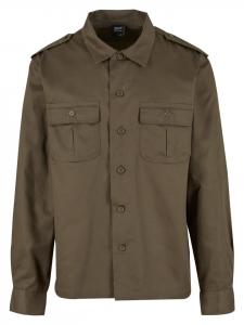 Рубашки Brandit оливкового цвета