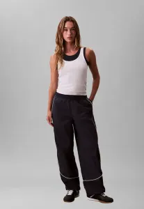 Свободные спортивные брюки из мятой ткани Calvin Klein Jeans, Inkwell