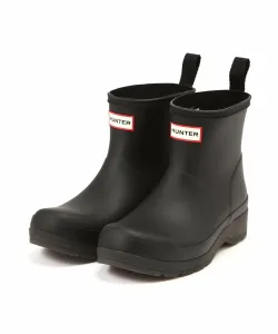 Женские короткие ботинки HUNTER Play с прозрачной подошвой B'2Nd, цвет Black