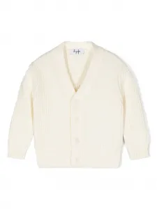 Кардиган в рубчик Il Gufo, белый
