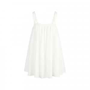 Мини-платье SS25 из хлопкового вуаля Skims, Marble/Marble