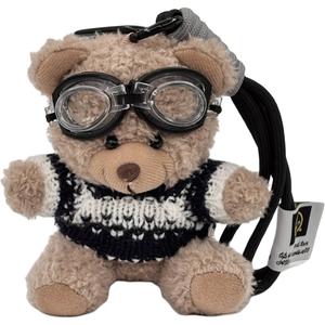 Плюшевый кулон Pilot Bear Dolls высотой 11 см ROUERXIONG, синий