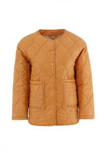 Стеганая куртка Amara с практичными кнопками Freshlions, цвет mustard