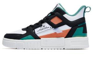 Кроссовки QIAODAN Skateboarding Shoes Men High-top Black Pale Green, зеленый