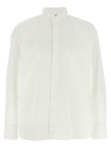 Рубашка с воротником-лопаткой SAINT LAURENT, белый