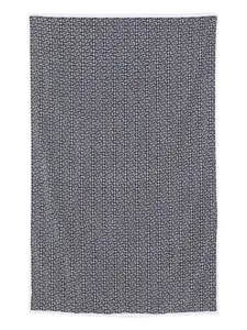 Полотенце с геометрическим принтом Balmain Kids, черный