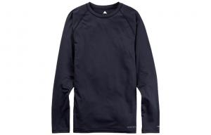 BURTON Мужская футболка MIDWEIGHT черная с круглым вырезом