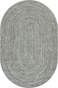 Ковер SAFAVIEH, 122 x 183 см, Washable Rug Braided Collection - Oval, Green, Handmade, Indoor/Outdoor, Weather Resistant, идеально для патио, гостиной, прихожей, столовой (BRA260Y)