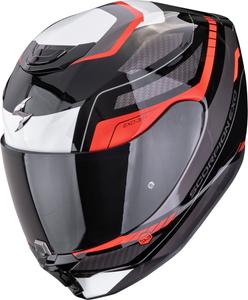 Шлем Scorpion exo-391 leo full-face, Black/White/Red