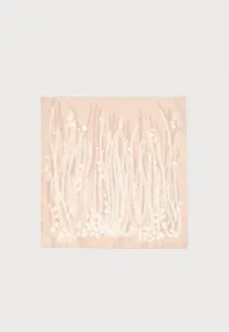 Coccinellealgae foulard Coccinelle, White/Light Pink