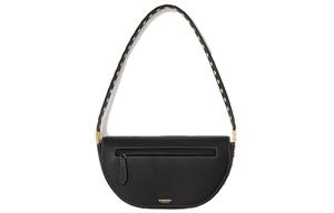 Burberry Олимпия Лезер одноплечевая сумка малая женская black