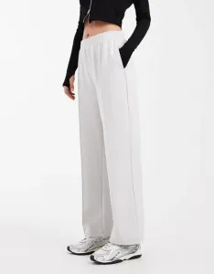 Серые широкие джоггеры премиум-класса New Look