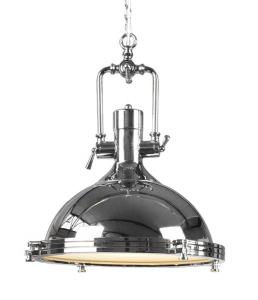 Подвесной светильник Riess-Ambiente INDUSTRIAL, серебро - хром - 45 х 32 х 45 см