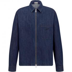 DIOR Джинсовая куртка мужская синяя