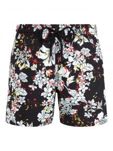 Vilebrequin плавки-шорты Flower Splash из коллаборации с Palm Angels, черный