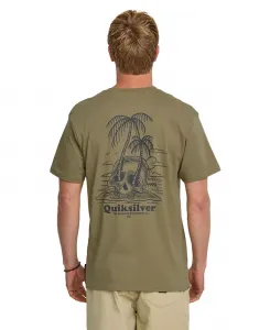 Мужская футболка с коротким рукавом Overgrown Quiksilver, зеленый