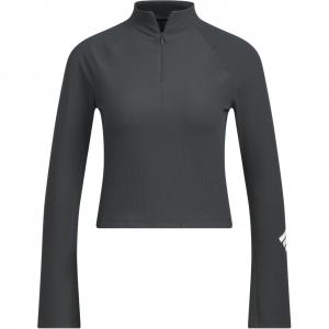 Adidas Футболка Climacool с регланными рукавами для женщин Carbon Black/Bright White