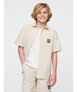 (K) 100% переработанная нейлоновая футболка свободного кроя (детская)