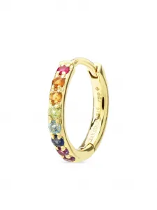 Серьга из желтого золота с бриллиантами Persée