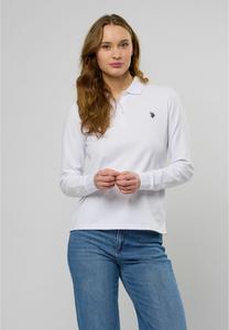Топ с длинными рукавами LISE LONG SLEEVE POLO - Polo shirt U.S. Polo Assn., белый