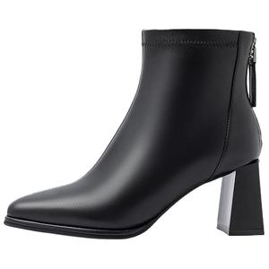 COMELY Черно-молочные женские угги с подкладкой, цвет Black (Down Lining)