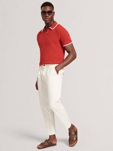 Брюки Danite Cotton Stretch с зауженным кроем Ted Baker, Ecru
