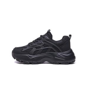 Кроссовки женские толстые низкие Lingpao, черный