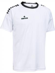 Футболка Мадрид V25 с короткими рукавами белого цвета Derbystar