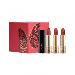 Lankou помада в подарочной упаковке Graceful Heartbeat, легко растушевывается, выравнивает тон кожи, 3 шт LANCOME